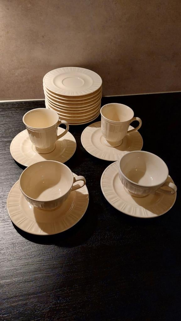 Queens Garden Kopjes en Schotels, Huis en Inrichting, Keuken | Servies, Ophalen, Zo goed als nieuw, Aardewerk, Kop(pen) en/of Schotel(s)