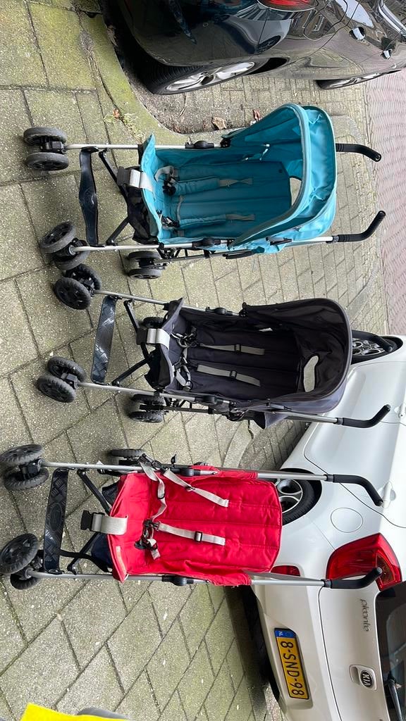 3 Koelstra buggy s (per stuk vanaf 20E) vliegtuigtas en hoes, Ophalen of Verzenden, Zo goed als nieuw, Koelstra, Zonnekap