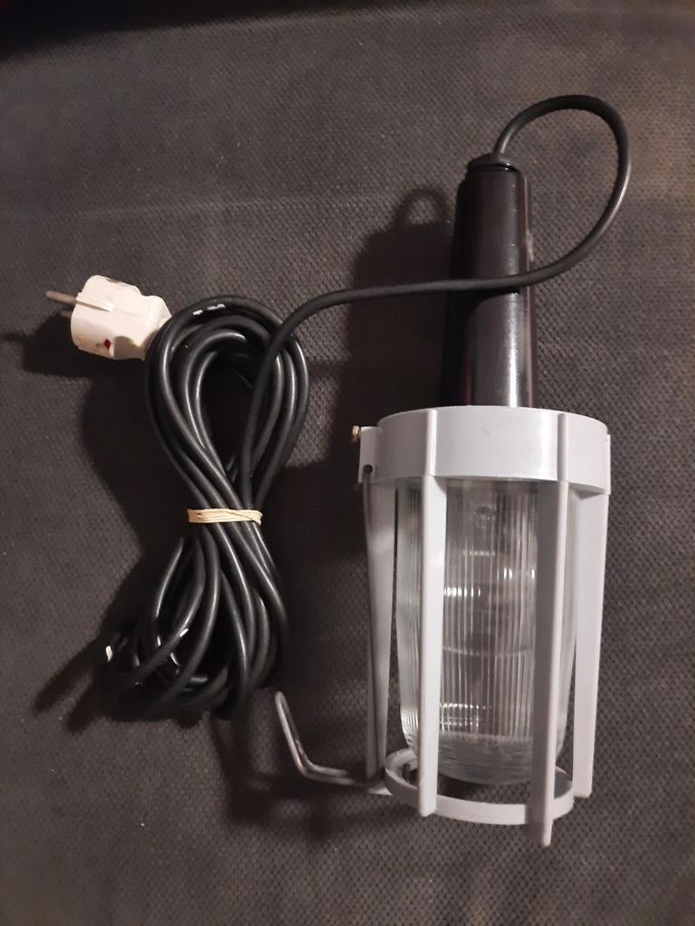 Looplamp / Werkplaatslamp met haak, Doe-het-zelf en Verbouw, Bouwverlichting, Gebruikt, Lamp, 50 tot 200 watt, Ophalen