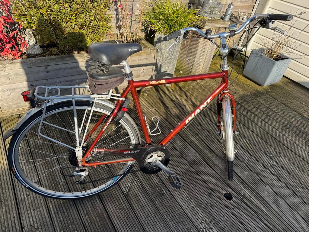 Giant Herenfiets - 21 Versnellingen, Fietsen en Brommers, Fietsen | Heren | Herenfietsen, Ophalen, Gebruikt, Versnellingen, Giant