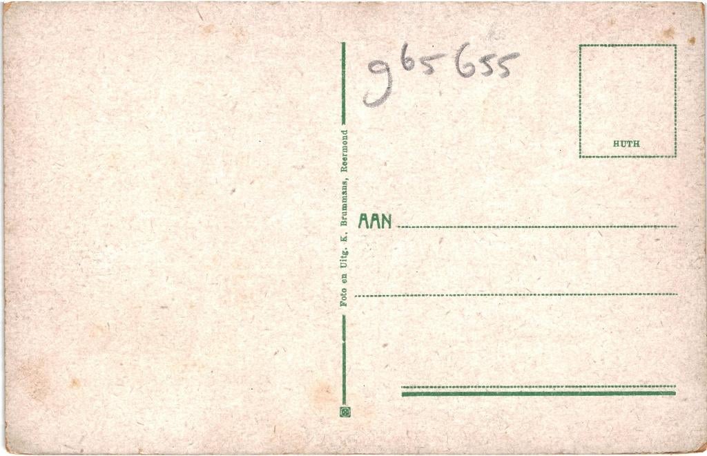 965655 Roermond Limburg Kasteel Hillenroeth bij Swalmen, Ophalen of Verzenden, 1920 tot 1940, Ongelopen, Noord-Brabant
