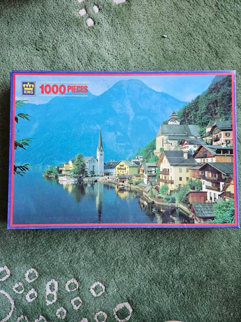 King Puzzel 1000 Stukjes - Hallstatt, Oostenrijk, Hobby en Vrije tijd, Denksport en Puzzels, Ophalen of Verzenden, 500 t/m 1500 stukjes
