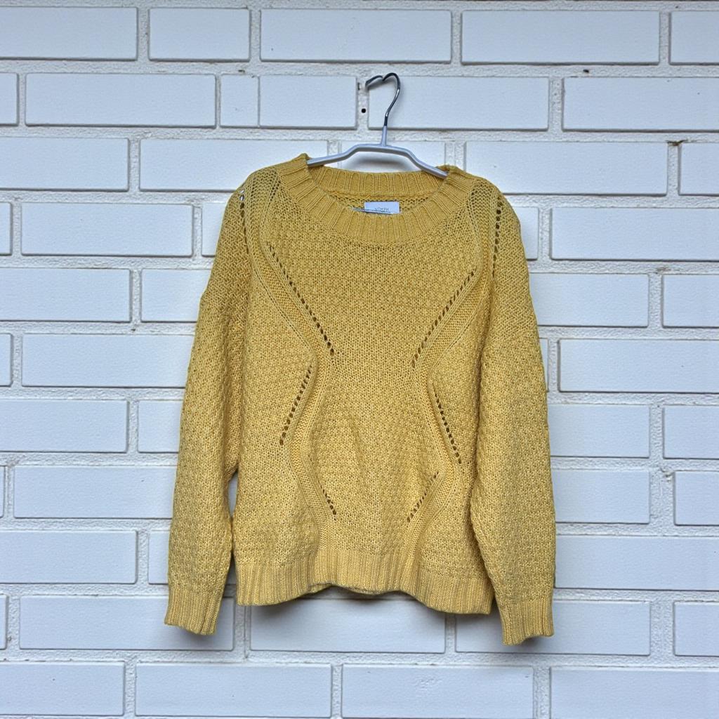 Nümph Trui Maat S Geel Gebreid Kabel Mattie Wol, Kleding | Dames, N, N, Verzenden, Geel