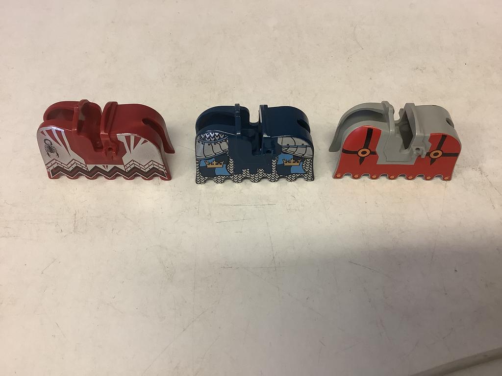 Lego ridder paarden harnas, Ophalen of Verzenden, Gebruikt, Losse stenen, Lego