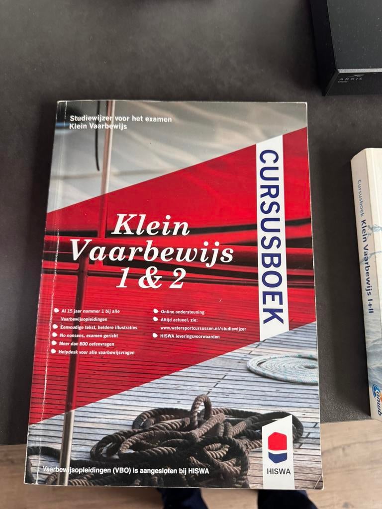 Cursusboek klein vaarbewijs 1 &2 Hiswa, Ophalen of Verzenden, Alpha