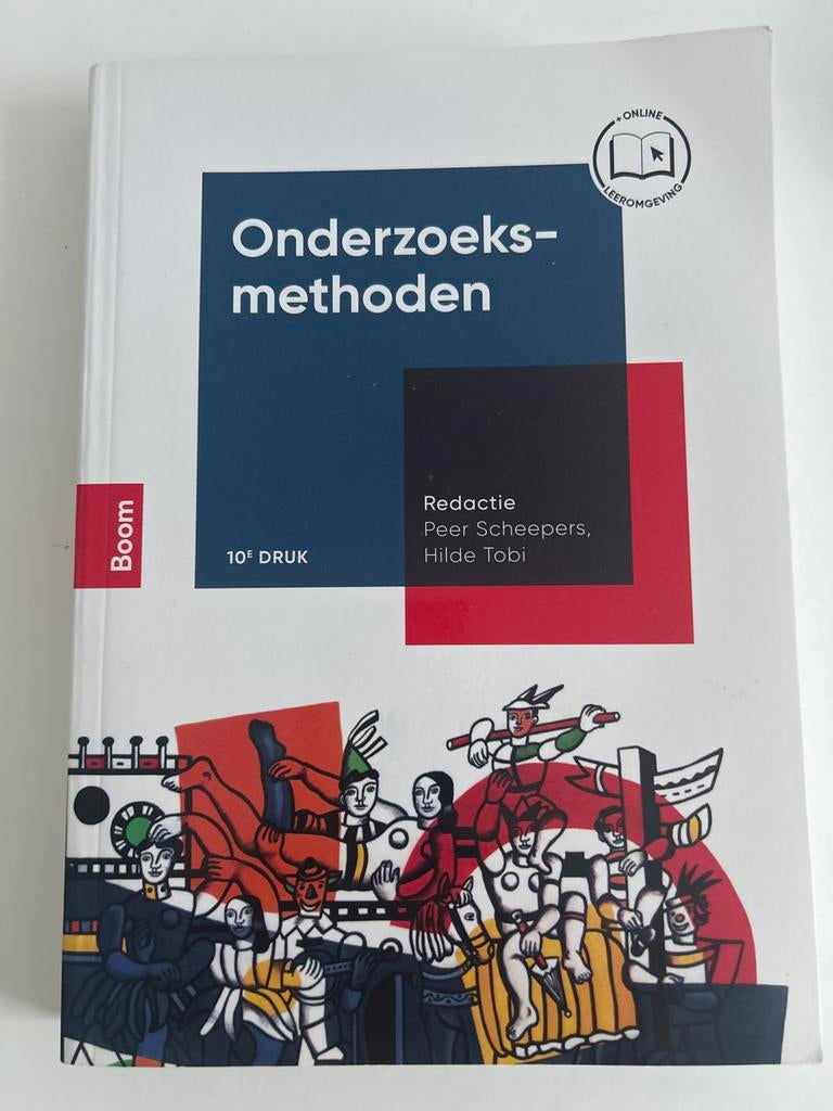 Onderzoeksmethoden - Peer Scheepers, Hilde Tobi, Boeken, Ophalen of Verzenden, Gamma, Zo goed als nieuw, WO