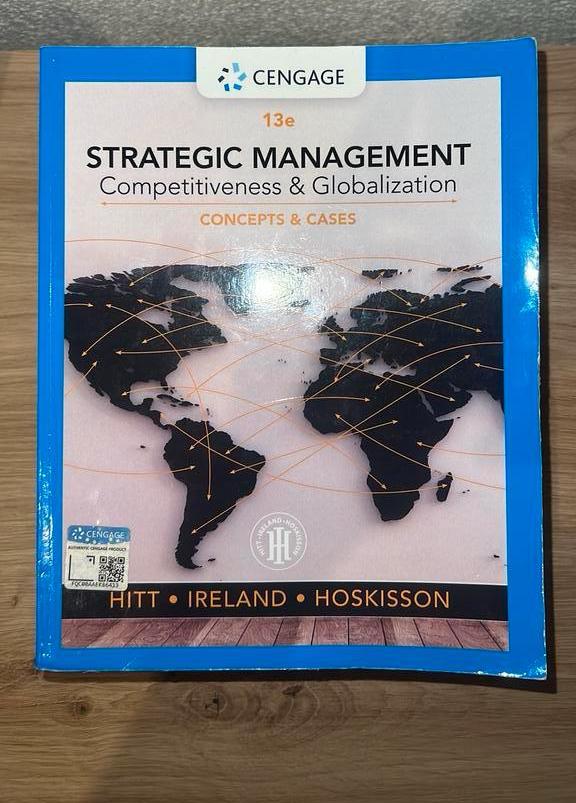Strategic Management 13e editie Zo goed als nieuw, Boeken, Ophalen of Verzenden, Zo goed als nieuw, Management
