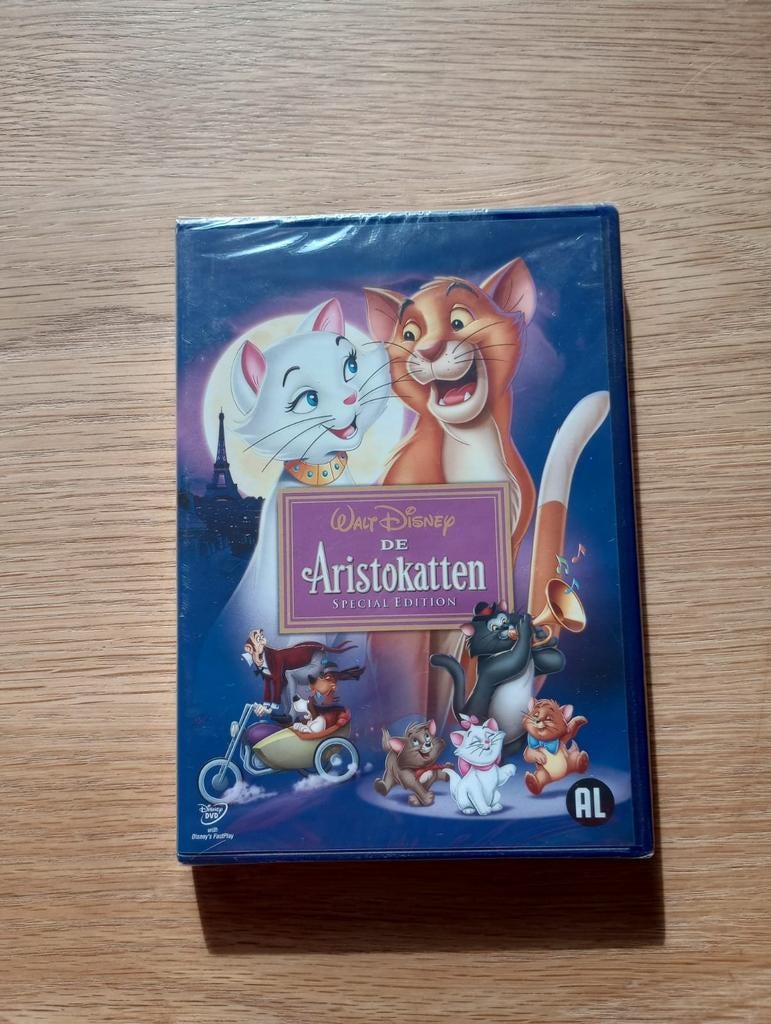 De Aristokatten DVD - Nieuw!, Alle leeftijden, Ophalen of Verzenden, Dieren, Nieuw in verpakking