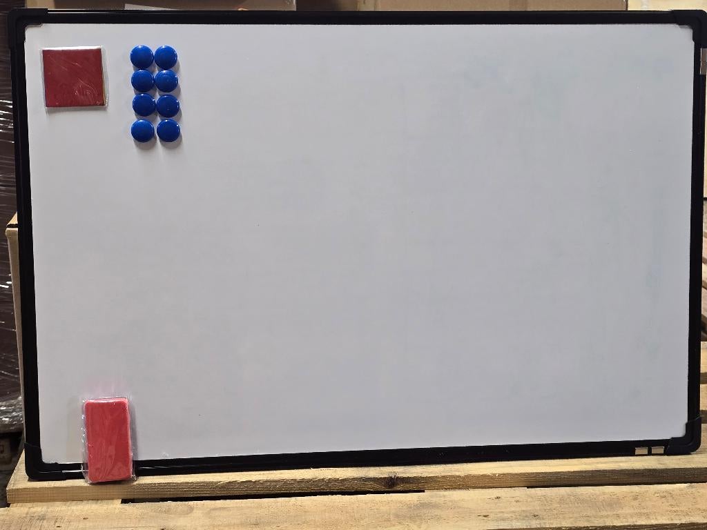 Whiteboard 90 x 60cm, ideaal voor thuis of kantoor, Diversen, Schoolborden, Zo goed als nieuw, Whiteboard, Ophalen of Verzenden
