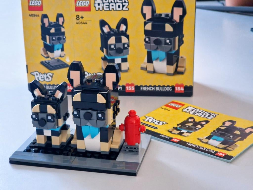 LEGO BrickHeadz Pets Franse Bulldog | #40544, Ophalen of Verzenden, Gebruikt, Complete set, Lego