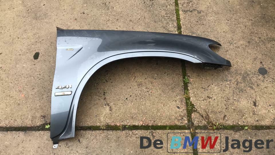 Spatbord rechts voorscherm BMW E53 X5 stahlgrau 41357000386, Gebruikt, Ophalen of Verzenden, BMW