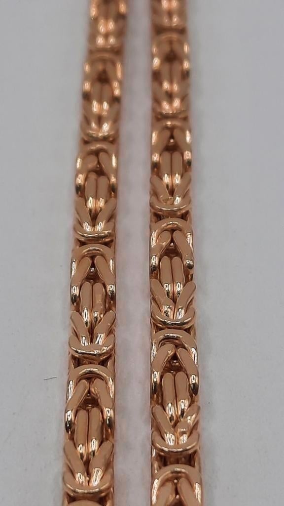 gouden Koningsketting 14kt, Www.bredajuwelier.nl, Nieuw, Ophalen of Verzenden, Www.bredajuwelier.nl