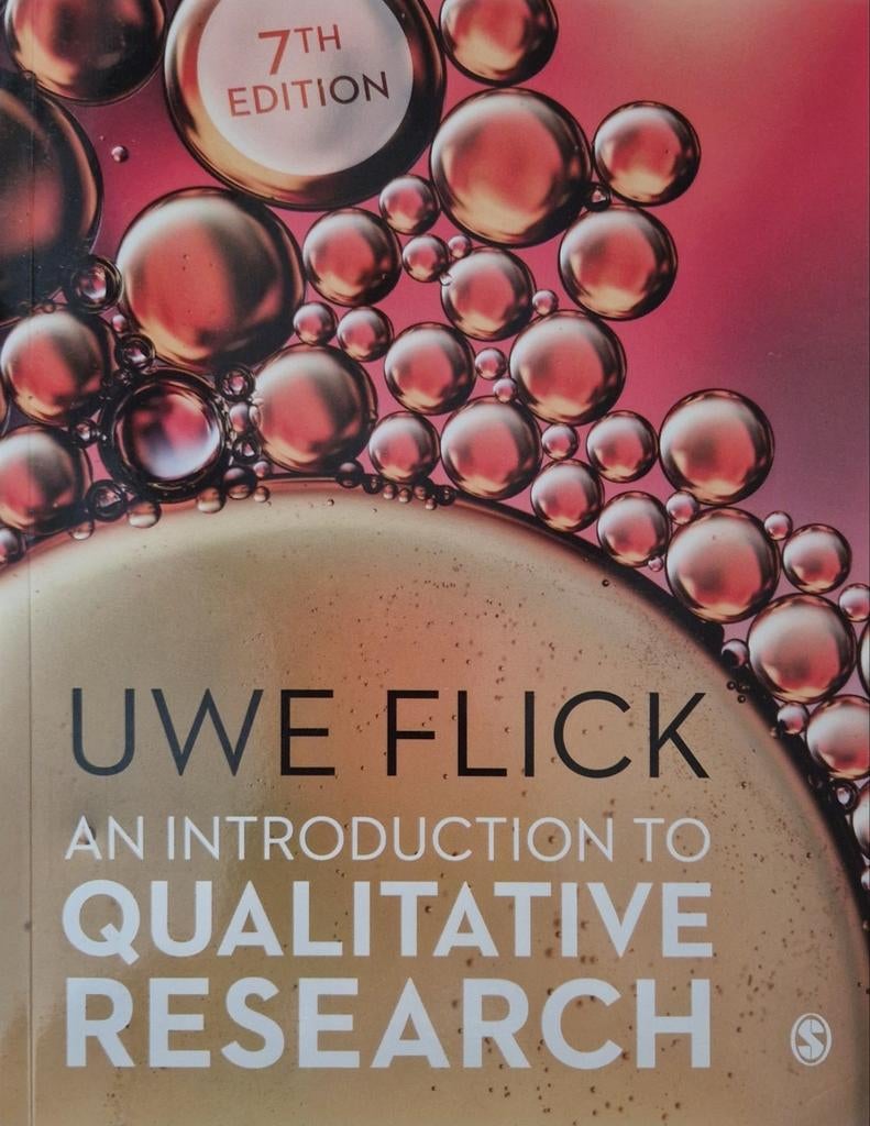 An introduction to qualitative research. Uwe Flick., Boeken, Ophalen of Verzenden, Zo goed als nieuw, WO, Uwe Flick