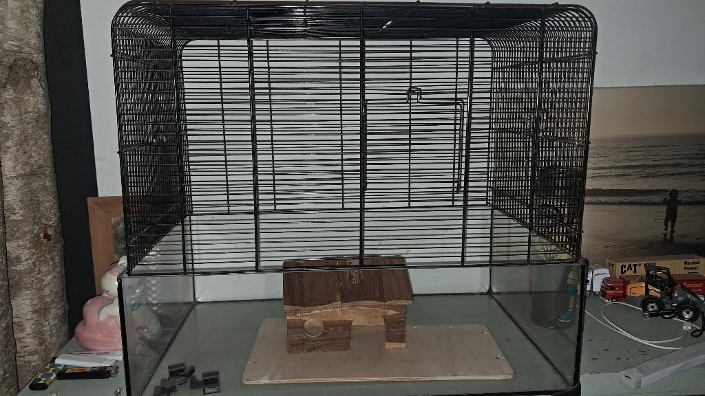 Hamsterkooi, Dieren en Toebehoren, Kooi, Minder dan 75 cm, Ophalen, Minder dan 60 cm