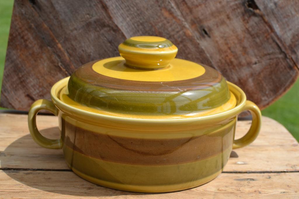Stavangerflint Noorwegen Honey / Amber servies Inger Waage, N, N, Ophalen of Verzenden, Kom(men)