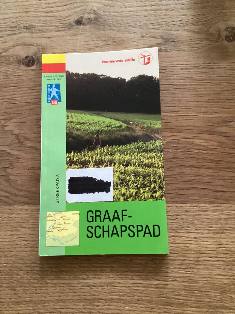 Wandel boekje Graafschapspad, Overige merken, Zo goed als nieuw, Benelux, Fiets- of Wandelgids