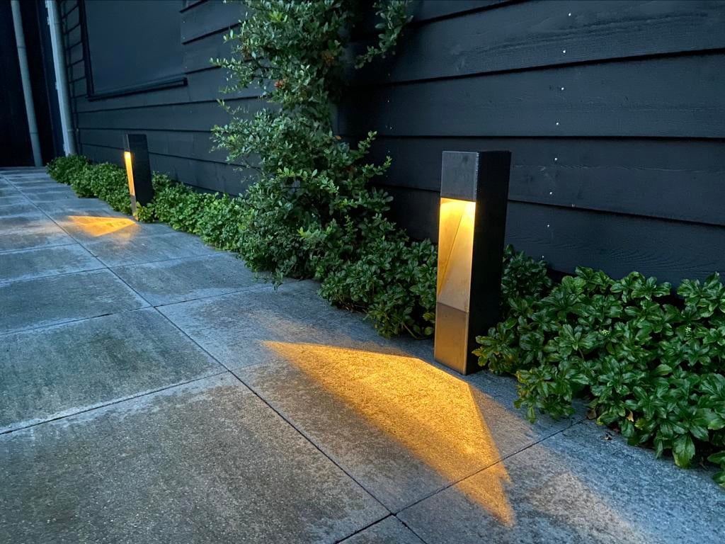 Nieuw Tuinverlichting/Tuinlamp cortenstaal, Tuin en Terras, Buitenverlichting, Nieuw, Staal, Ophalen of Verzenden