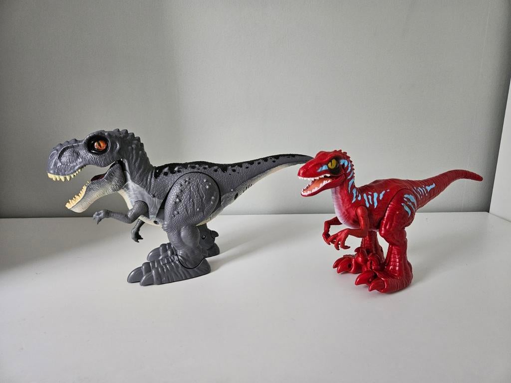 Bewegende dino poppen, Ophalen of Verzenden, Zo goed als nieuw
