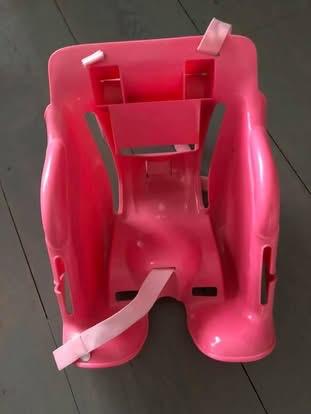 Roze Fietsstoeltje Pop - Achterzitje, Ophalen, Gebruikt, Achterzitje