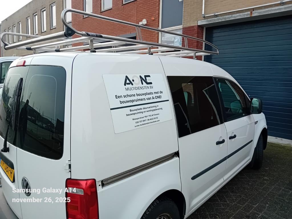 Volkswagen Caddy rvs equinox imperiaal ladderrol windspiraal, Ophalen, Nieuw, Volkswagen