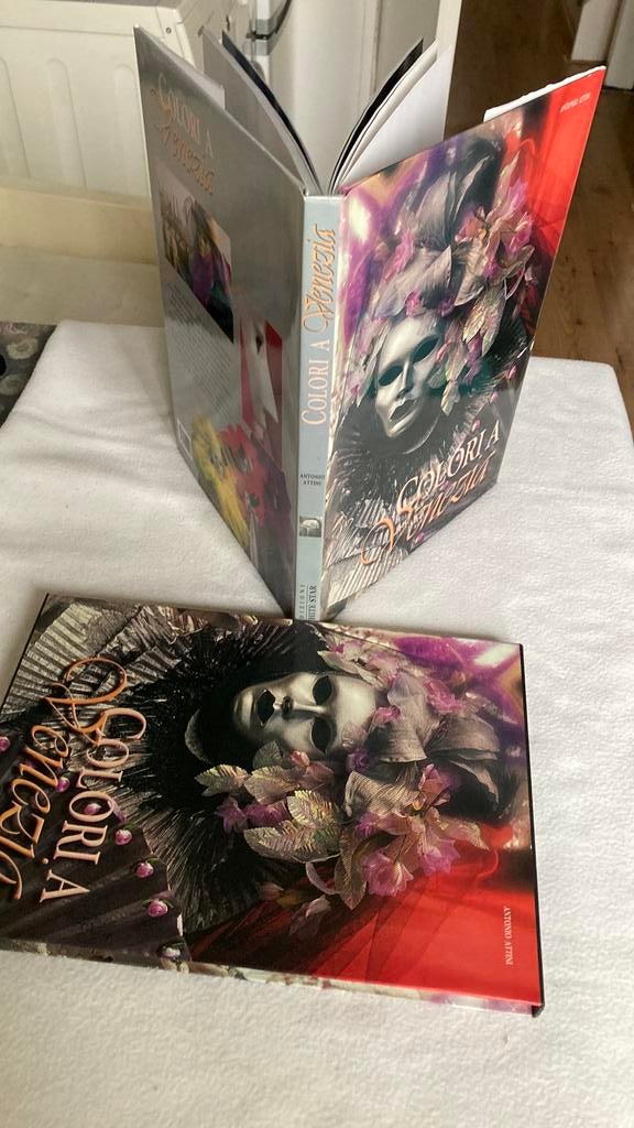Groot fotoboek. Coloria Venezia. Pr8ige carnaval maskers., Ophalen of Verzenden, Zo goed als nieuw, Fotografen