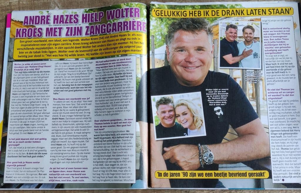 Wolter Kroes Artikel Knipsel uit 2023, Ophalen of Verzenden, 1980 tot heden, Knipsel(s)