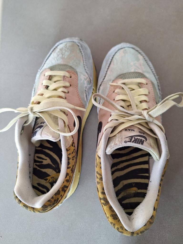 Nike Air Max 1 Corduroy Leopard, Bruin, Nike, Ophalen of Verzenden, Sneakers of Gympen