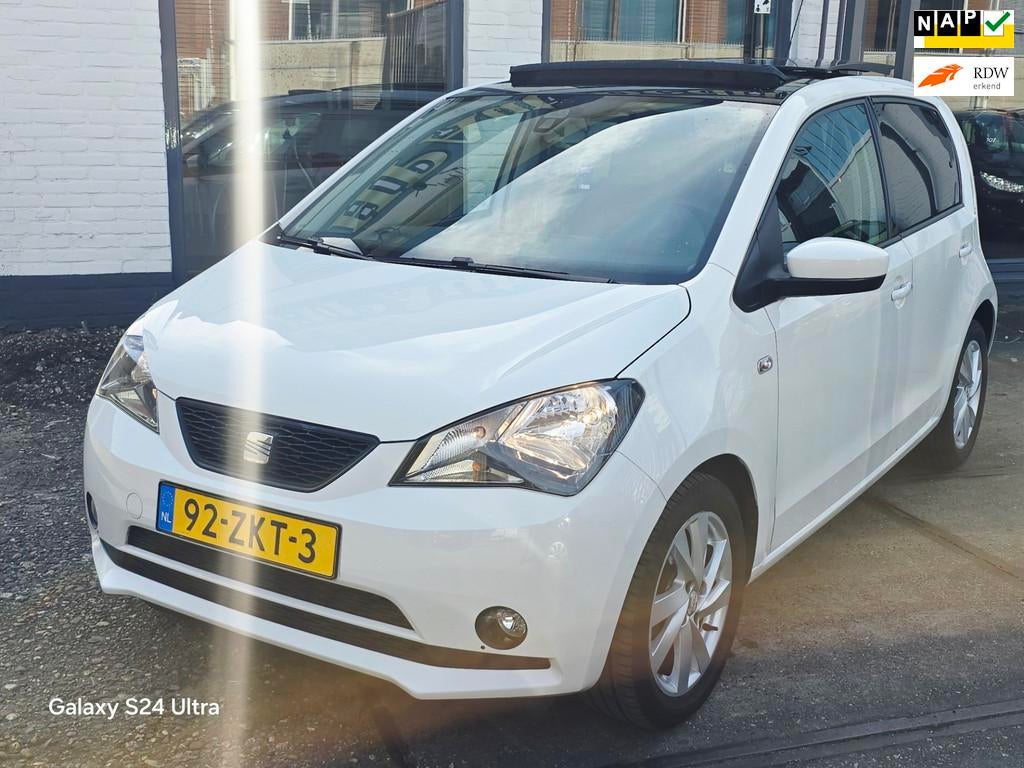 Seat*2 e eig*automaat*panoramadak*airco*parkeersensor*velgen, Auto's, Overige Auto's, Euro 5, Gebruikt, 4 stoelen, Wit