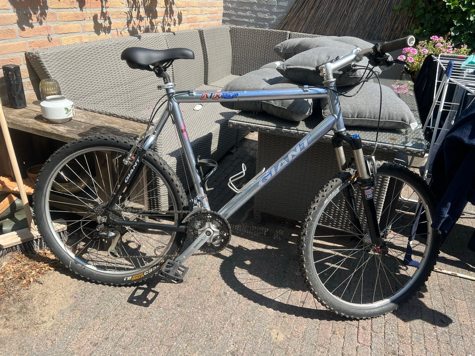 Giant MTB met Rock Shox vering, Ophalen, Gebruikt, 57 cm of meer, Hardtail