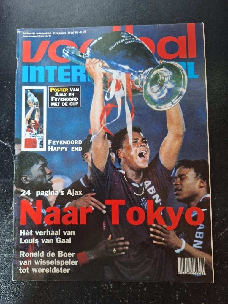 Magazine - Ajax wint de Champions League 1995, Ophalen of Verzenden, Zo goed als nieuw, Ajax, Boek of Tijdschrift