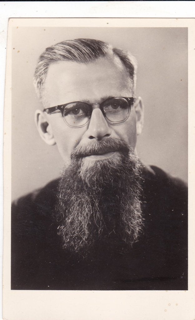 PATER A. HEURKENS , OEFFELT 1958, Verzamelen, Verzenden, Bidprentje