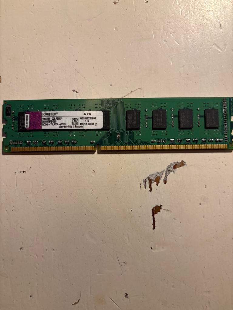 Kingston KVR1333D3N9/4G DDR3 RAM Geheugenmodule, Computers en Software, RAM geheugen, Gebruikt, Server, DDR3, Ophalen of Verzenden