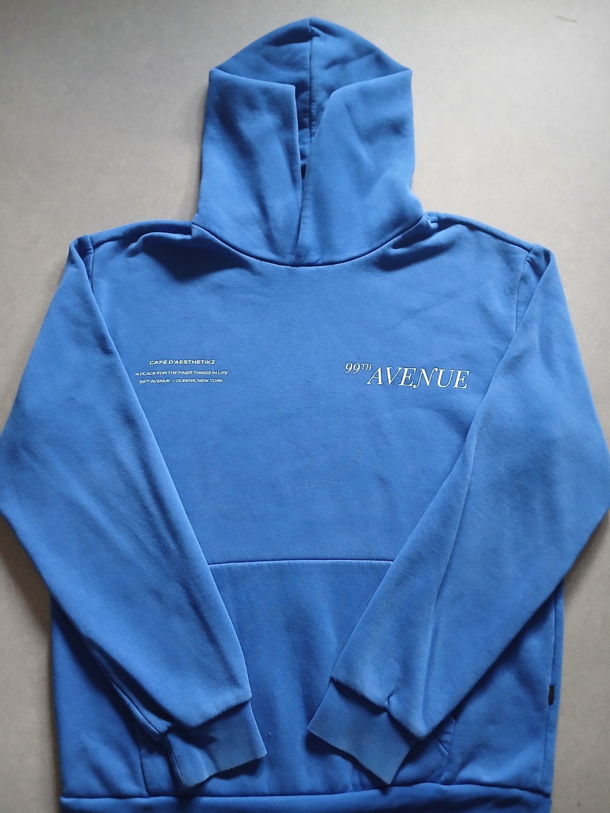 Daily Aesthetikz Hoodie - Blauw - Maat M, Ophalen, Daily Aesthetikz, Gedragen, Maat 48/50 (M)