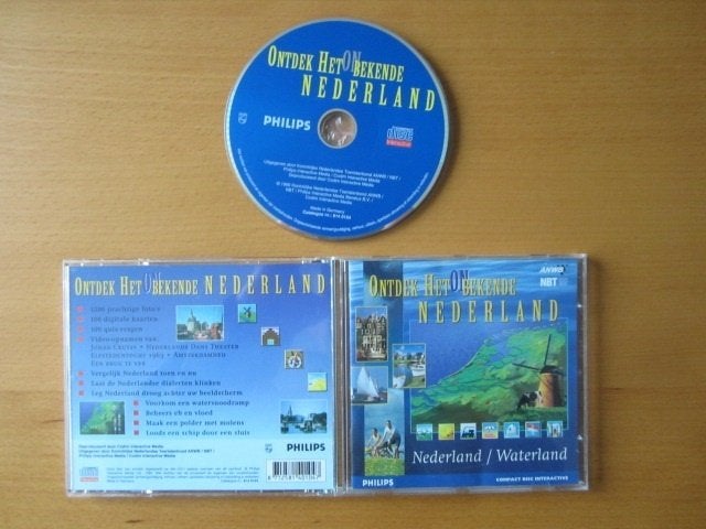 Ontdek het onbekende Nederland Philips CDI cd-i, Gebruikt, Overige genres, 1 speler, Ophalen of Verzenden