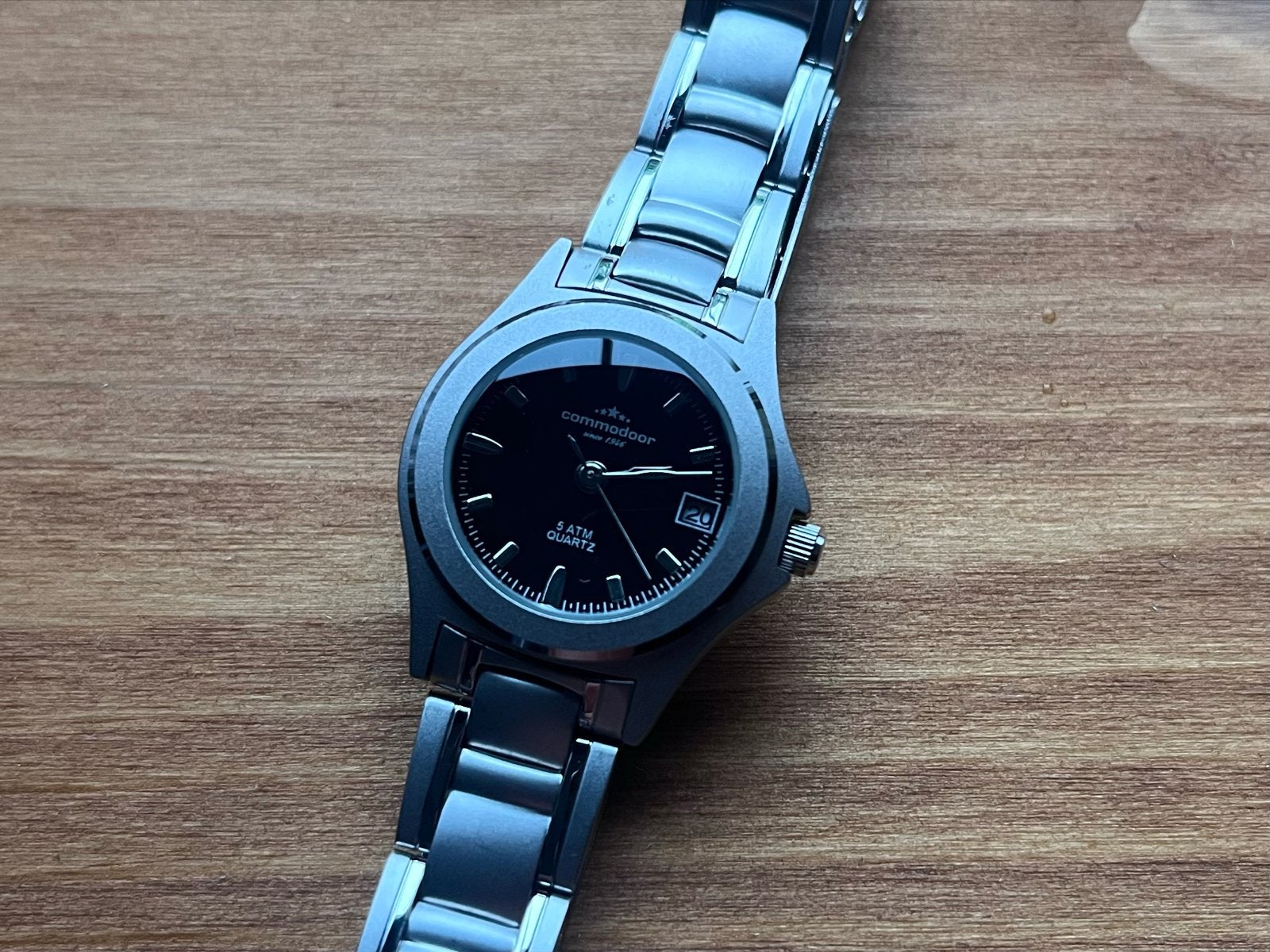 Vintage Commodoor Quartz Dames Horloge - Zeer goede staat, Overige merken, Staal, Staal, Polshorloge