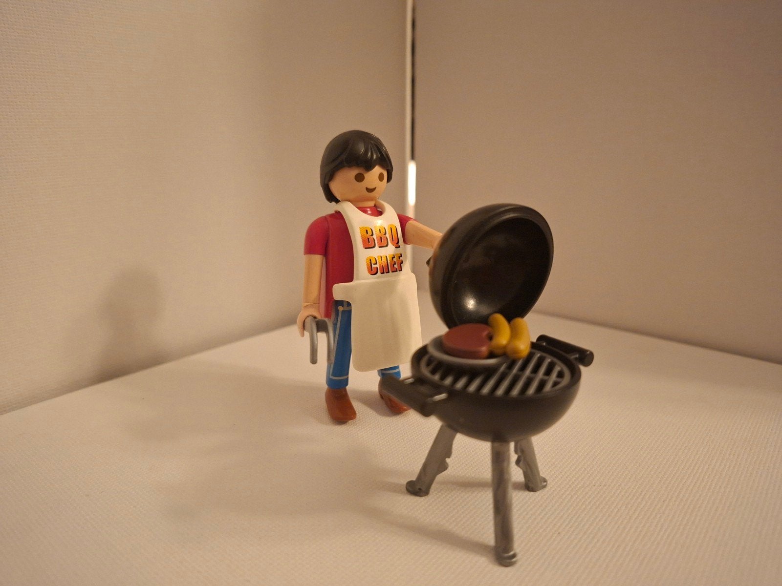 Playmobil 4649: papa met barbecue, Ophalen, Gebruikt, Complete set, City life