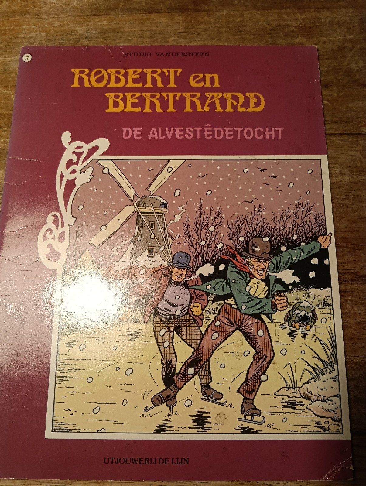 Robert en Bertrand - De Alvestêdetocht (Fries), Eén stripboek, Ophalen of Verzenden, Gelezen, Studio Vandersteen