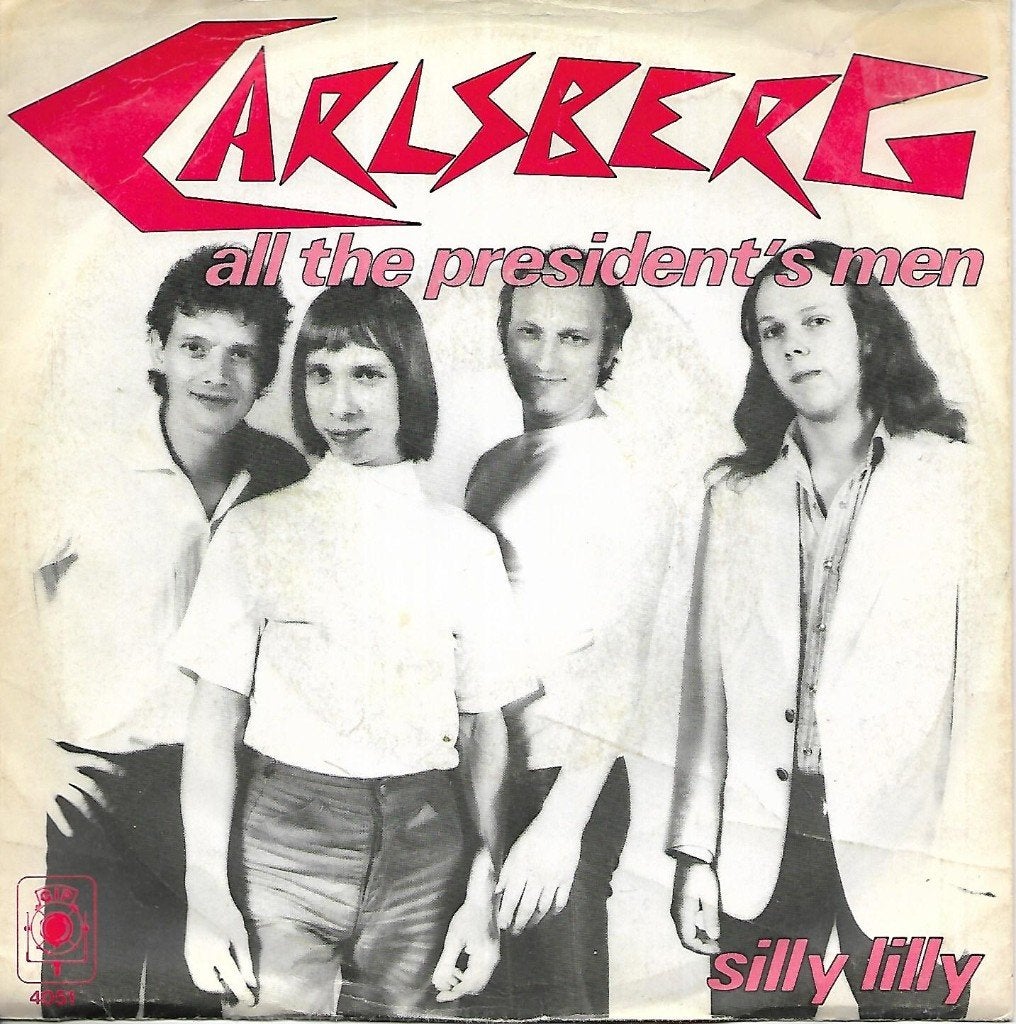 Carlsberg - All the president` men, Fotohoes, Ophalen of Verzenden, Gebruikt, Pop