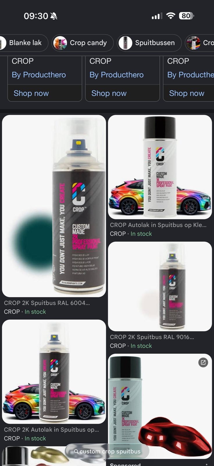 spuitbus 4x 400ml, Ophalen