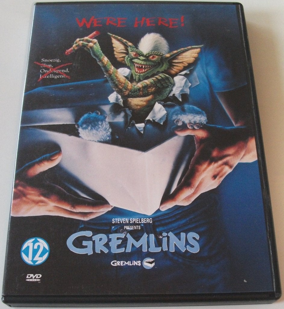 Dvd *** GREMLINS *** Steven Spielberg, Vanaf 12 jaar, Ophalen of Verzenden, Zo goed als nieuw, Overige genres