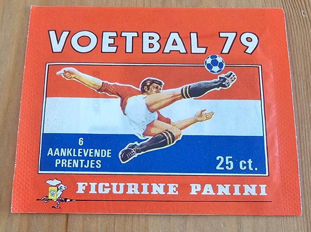 1979 Panini Voetbal 79 Gesloten Zakje/Pakje Zeldzaam!, Verzenden, Zo goed als nieuw, Meerdere stickers