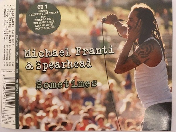 Michael Franti & Spearhead – Sometimes, Ophalen of Verzenden, Zo goed als nieuw, Pop