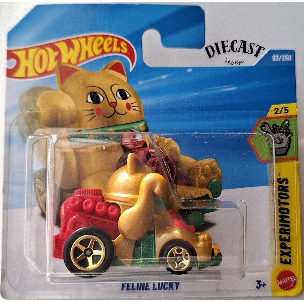 Hot Wheels Feline Lucky, Gold, Ophalen, Nieuw, Auto