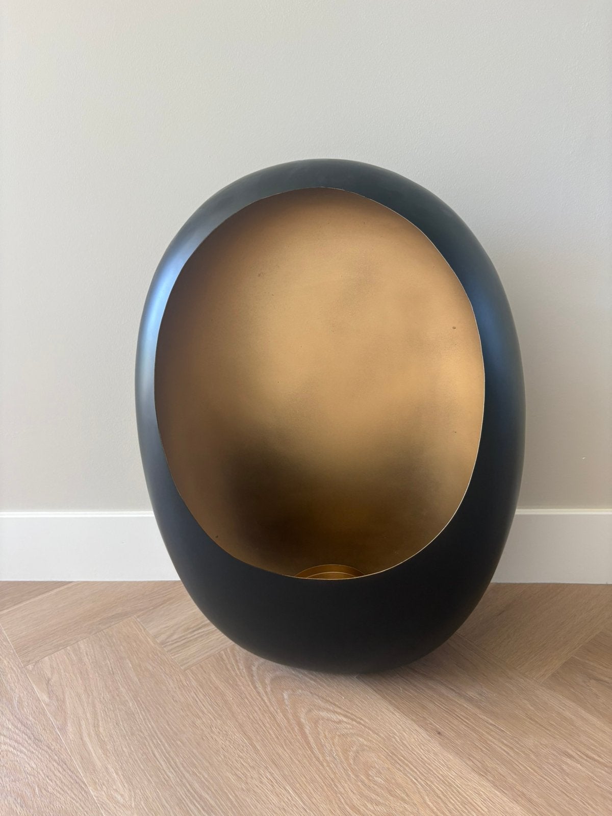 Windlicht/kandelaar eieren groot, middel & klein zwart, Ophalen, 50 tot 75 cm, Zwart, Nieuw