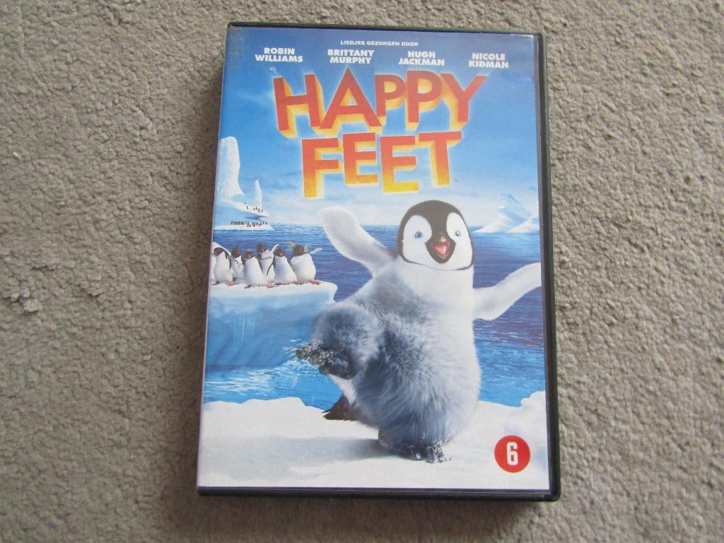 DVD: Happy feet, Cd's en Dvd's, Dvd's | Tekenfilms en Animatie, Europees, Gebruikt, Alle leeftijden, Overige typen