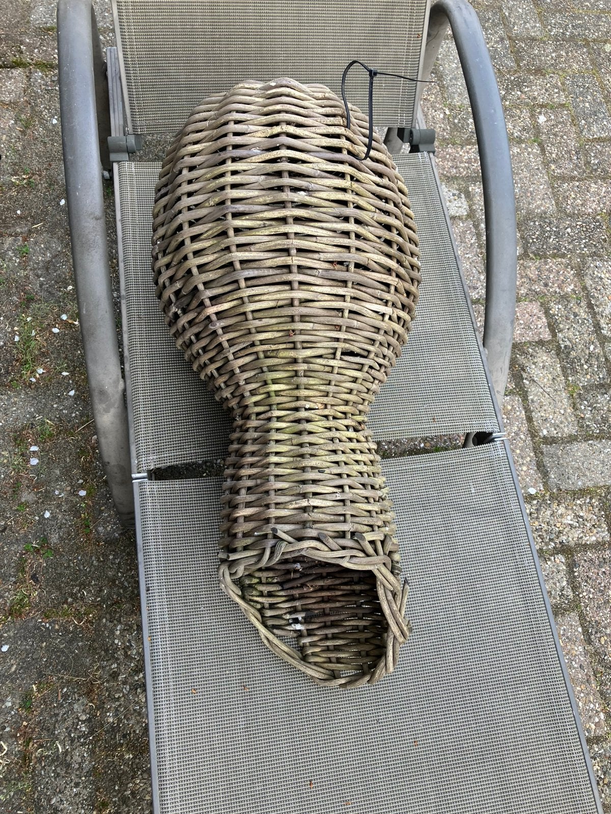 Grote stevige gevlochten Eenden broedmand 70 cm, Ophalen, Gebruikt, Overige typen