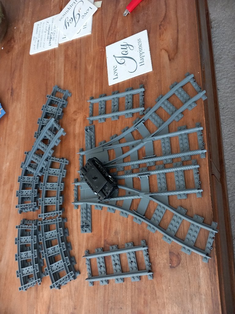 Lego rc trein rails motor, Ophalen of Verzenden, Gebruikt, Lego