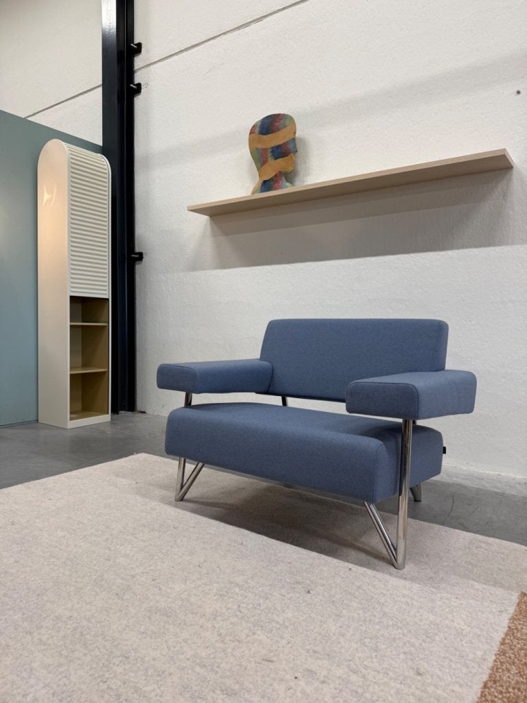 Nieuw Cloak Havee Stone Fauteuil blauw stof Design Bank 111, Havee, Nieuw, 75 tot 100 cm, Ophalen of Verzenden