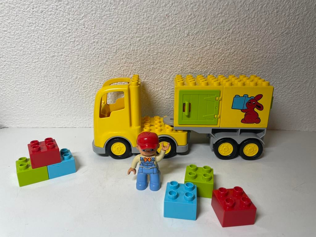 Duplo 10601 Vrachtwagen, Kinderen en Baby's, Speelgoed | Duplo en Lego, Ophalen of Verzenden, Zo goed als nieuw, Complete set