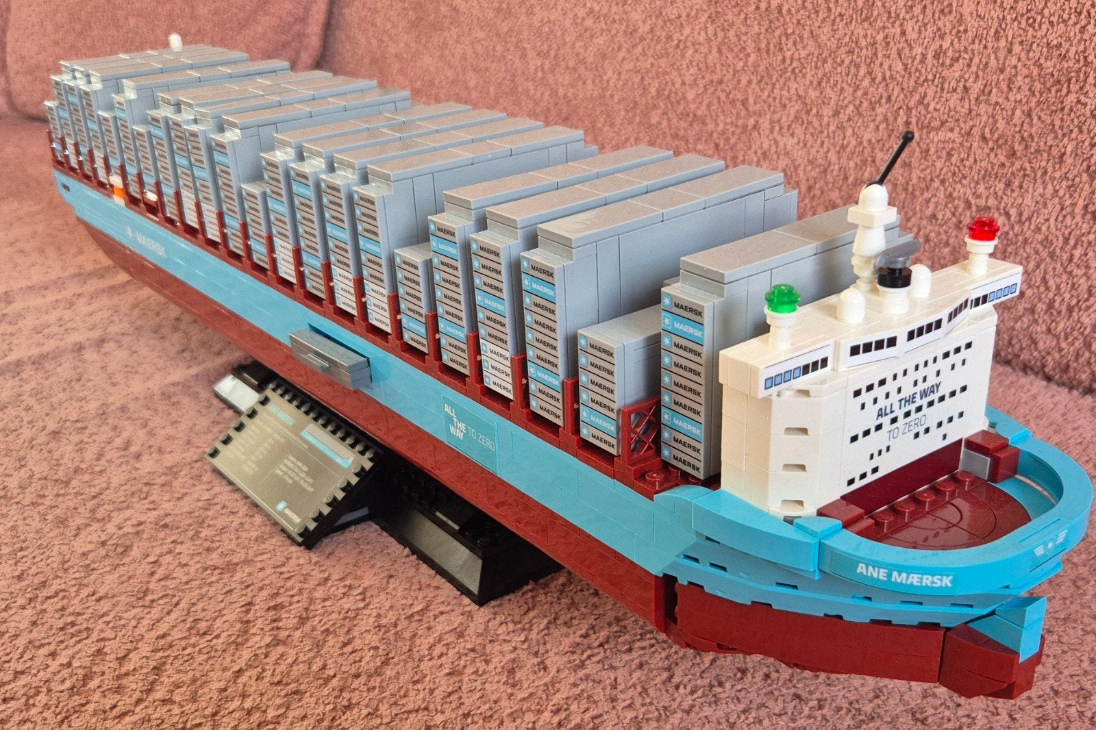 LEGO Maersk Containerschip 40955, Ophalen of Verzenden, Zo goed als nieuw, Overige merken